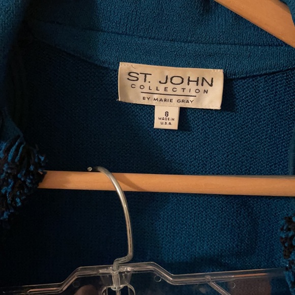 St. John’s 3 piece suit teal - Picture 3 of 3